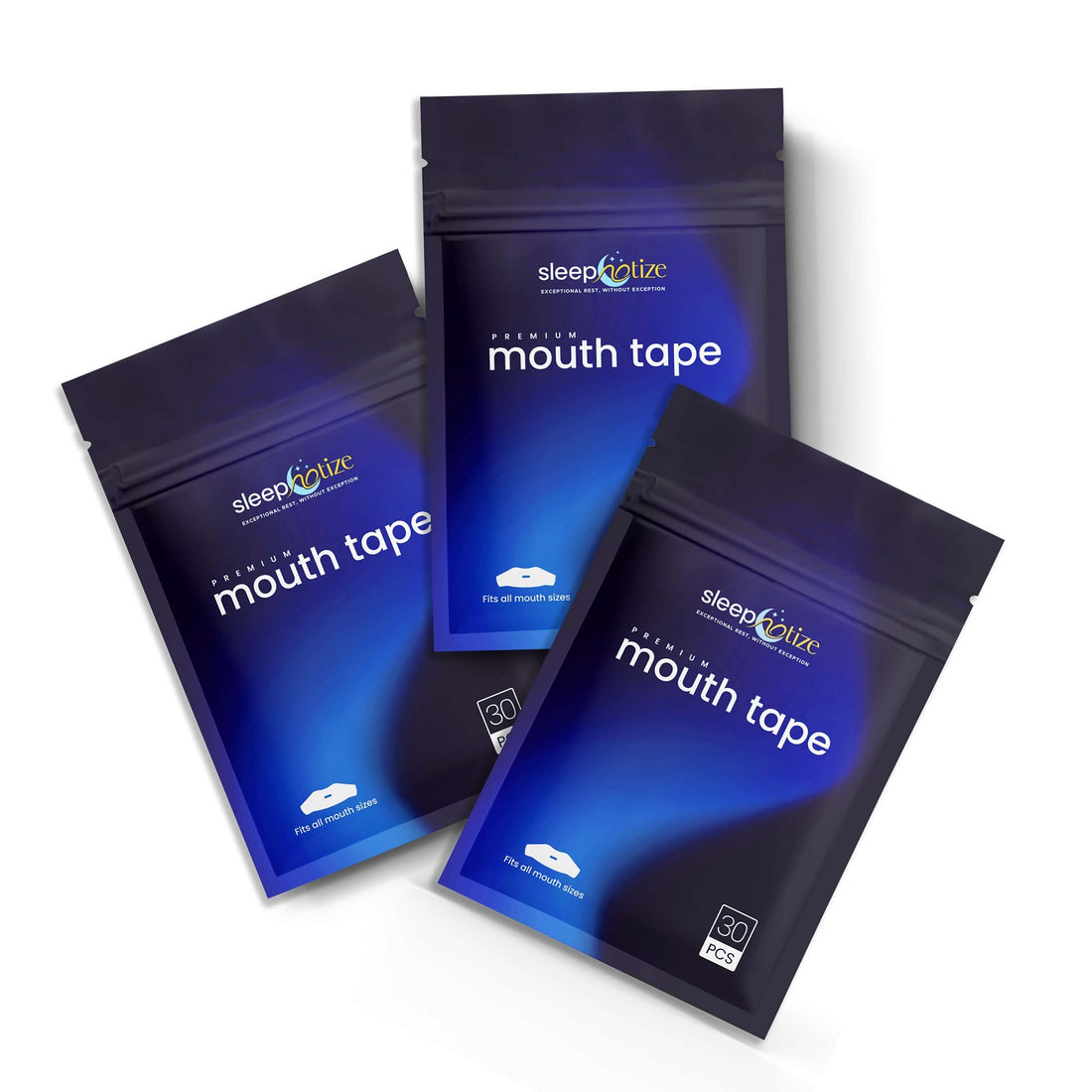 Sleepnotize Premium Mouth Tape - 3 Pack (90 pcs)